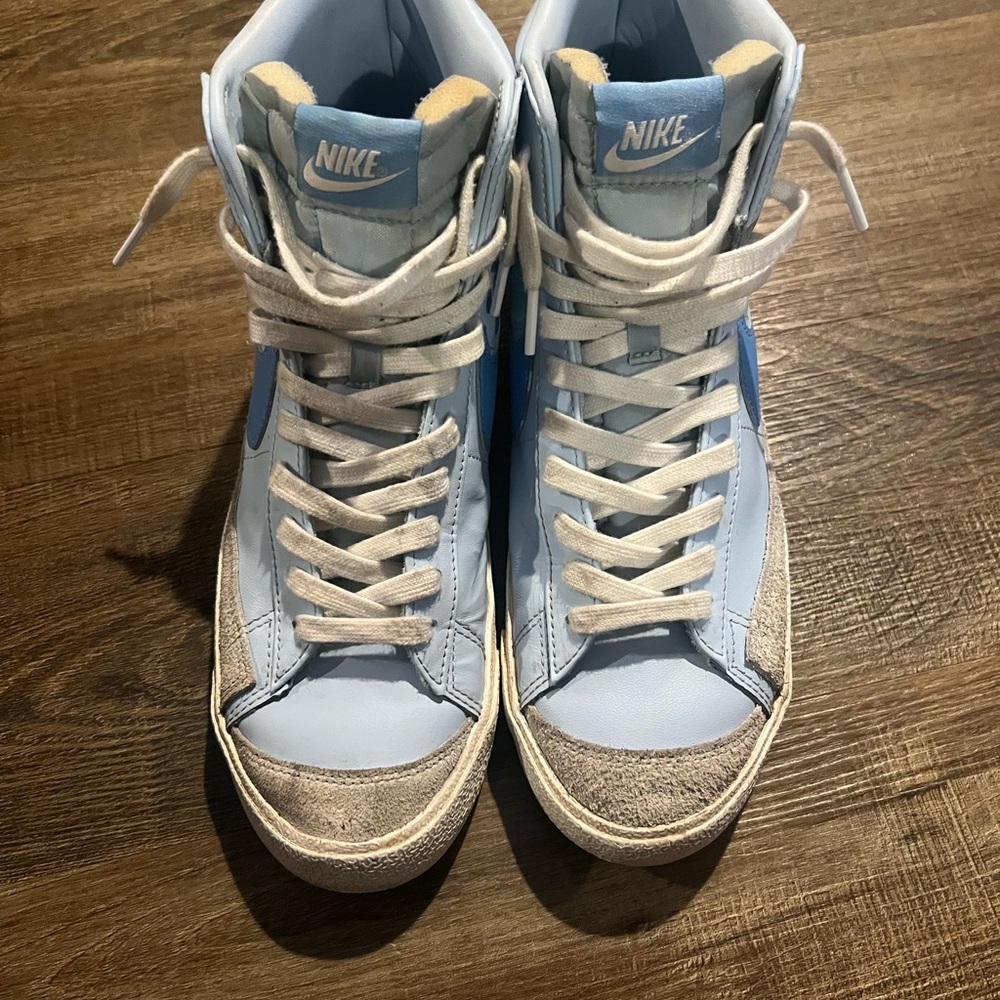 Nike Blue High-Top Sneakers